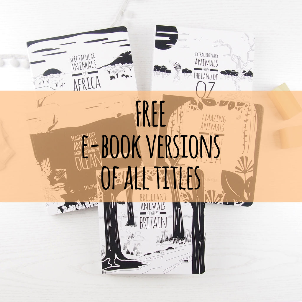 FREE e-books of all of our black and white titles