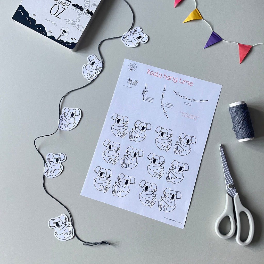 Hang around with this free koala bunting