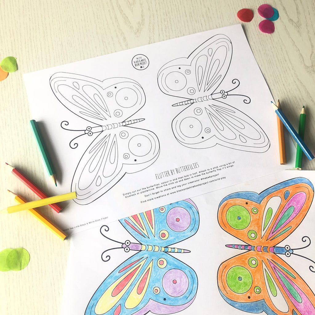 Make your own Flutterby butterflies