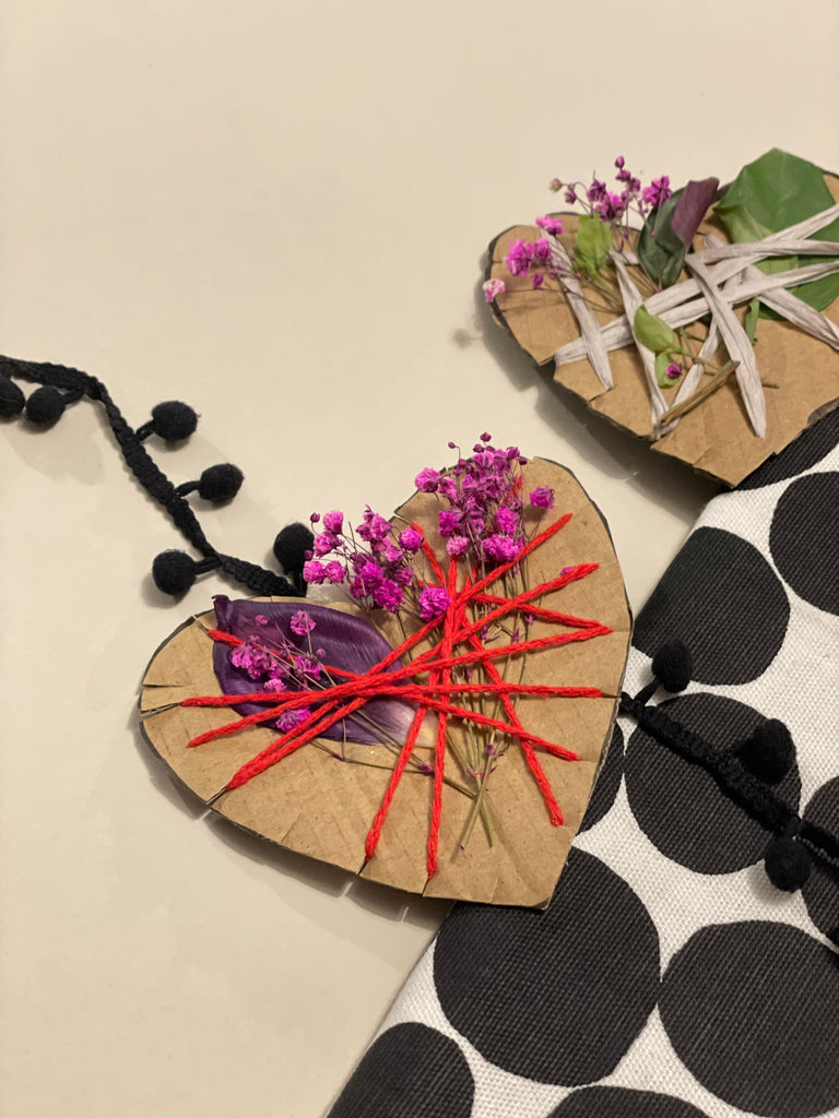 All you need is love with this natural Valentine's Day craft idea to make with your kids