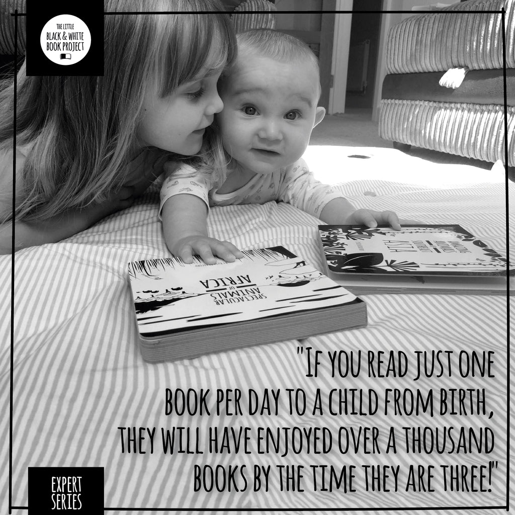 If you read just one book per day to a child from birth, they will have enjoyed over a thousand books by the time they are three!