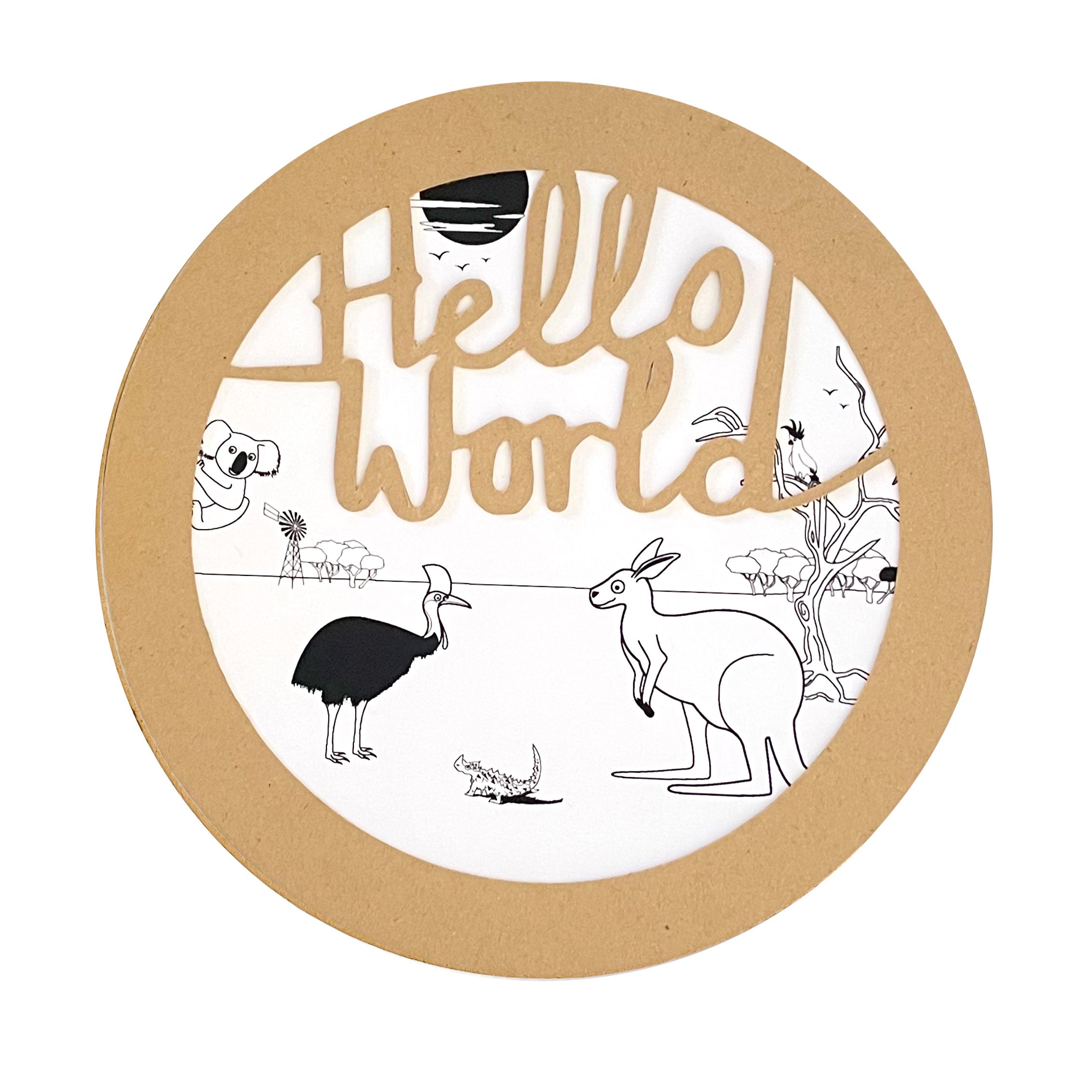 Hello world announcement disc